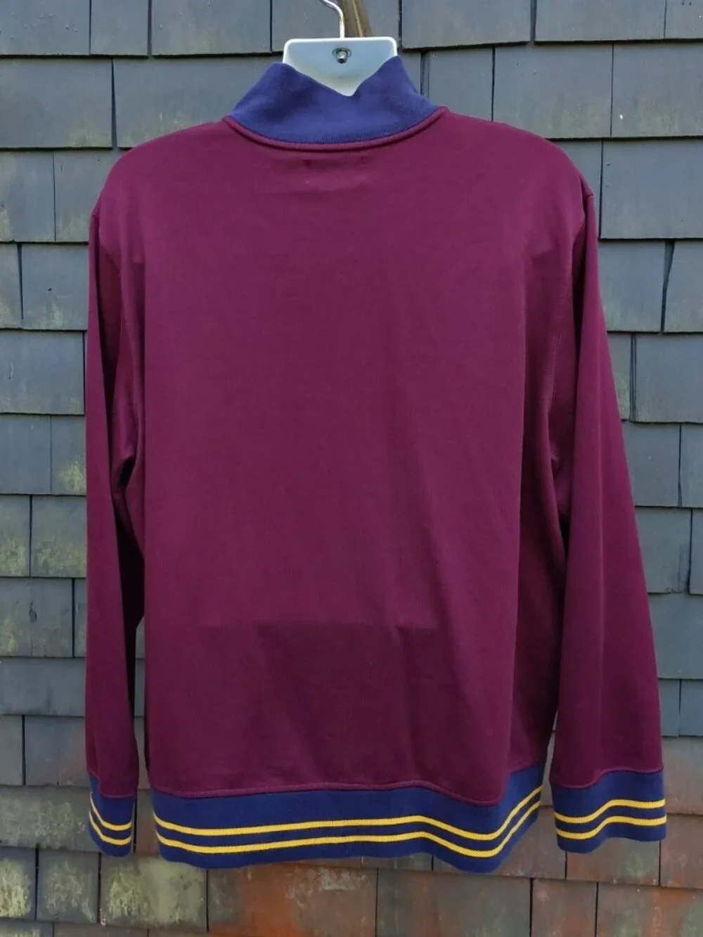 Men's Vintage 90s Polo Ralph Lauren Varsity Arc Spellout Track Jacket. Sz XXL